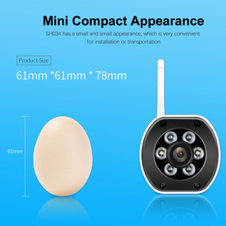 SriHome SH034 5.0MP Mini Dual 2.4 / 5G WiFi Outdoor Waterproof Video Surveillance Color Night Vision Security CCTV Cam SriHome SH034 5.0MP Mini Dual 2.4 / 5G WiFi Outdoor Waterproof Video Surveillance Color Night Vision Security CCTV Cam